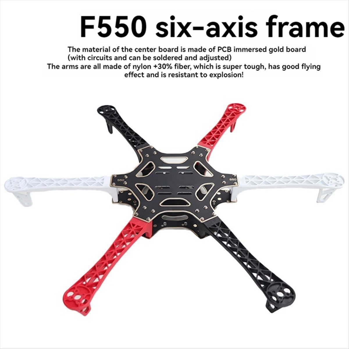 N86R FPV F550 Hexa Frame Arm H - Drone Battery Plate avaliação e preço