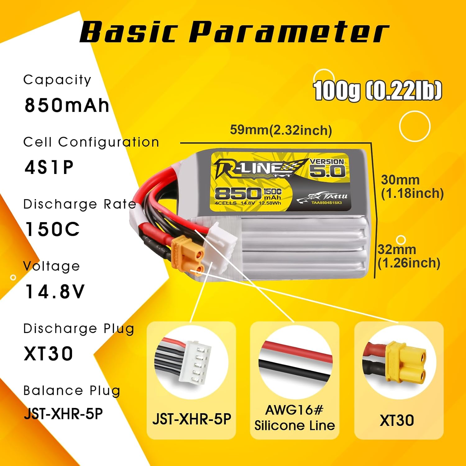 Bateria Lipo Tattu R-Line 5.0  - Drone Battery 4S avaliação e preço