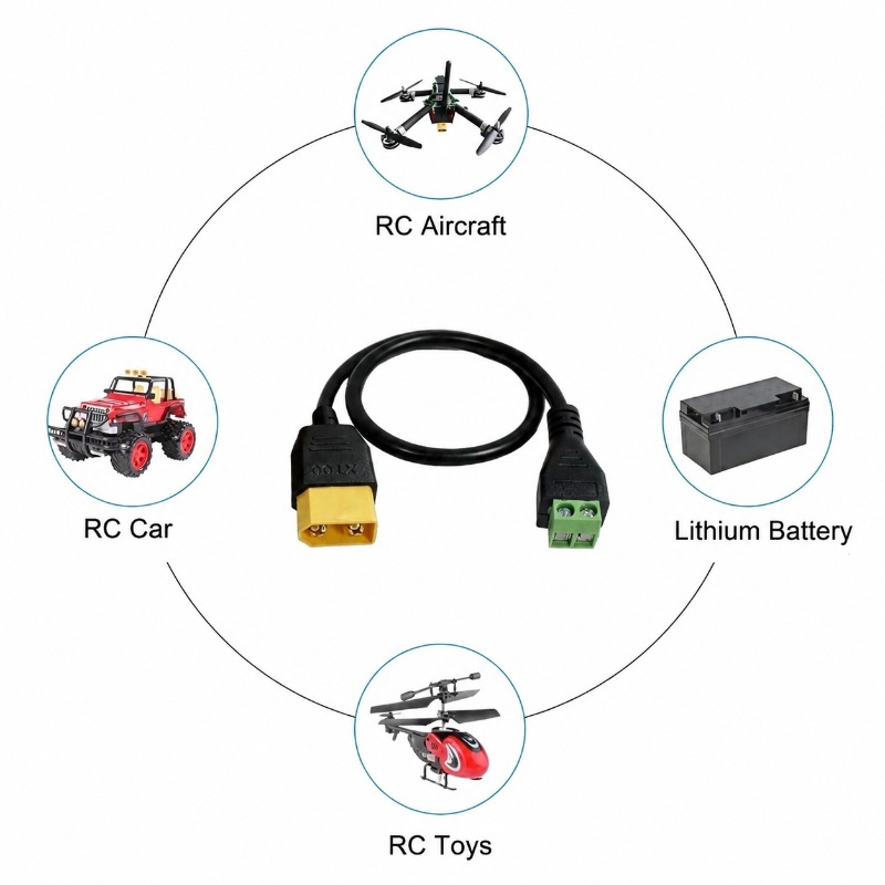 Cabo Adaptador XT60 Macho-Fême - Drone Battery Connector avaliação e preço