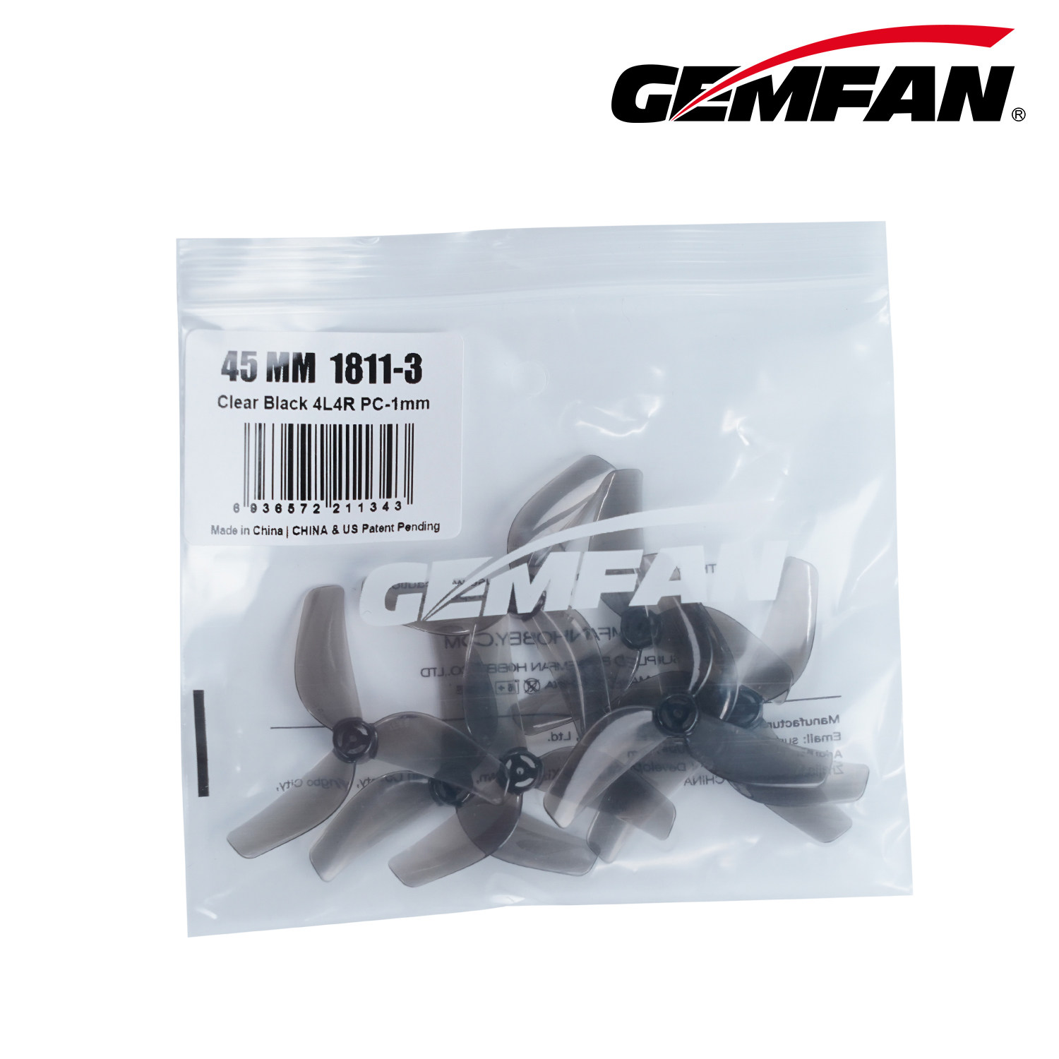 Kit com 4 Hélices Gemfan 1811  - Drone Battery Bag avaliação e preço